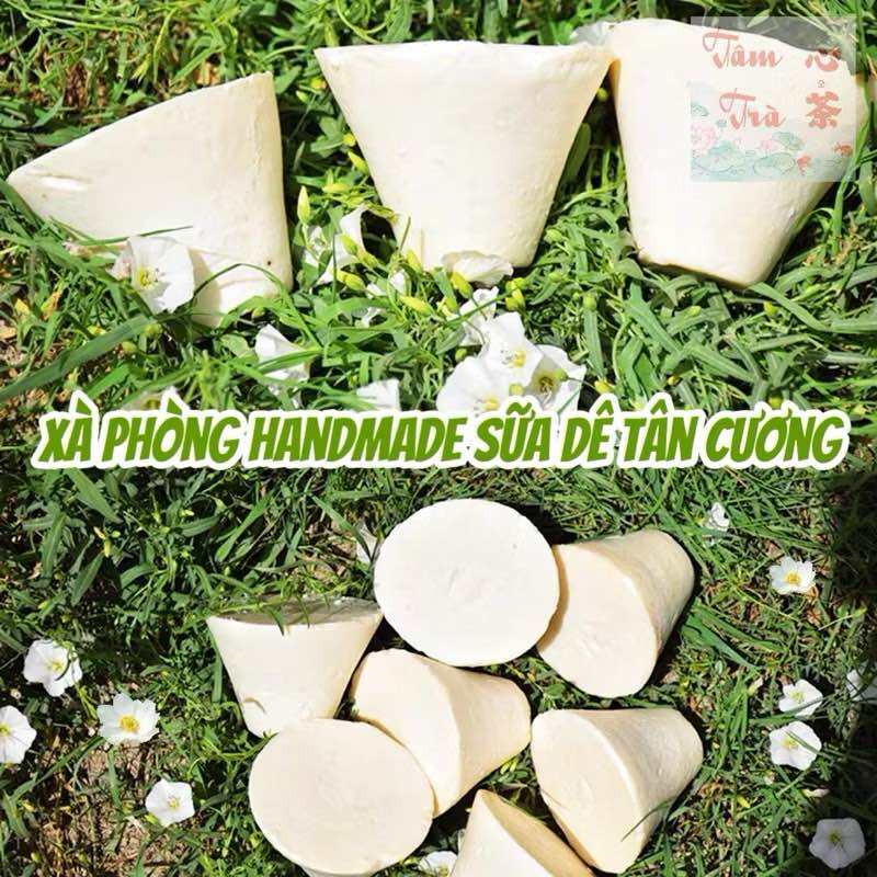 (Tân Cương loại 1) Xà Phòng Trắng Da Tự Nhiên Sữa Dê Tân Cương