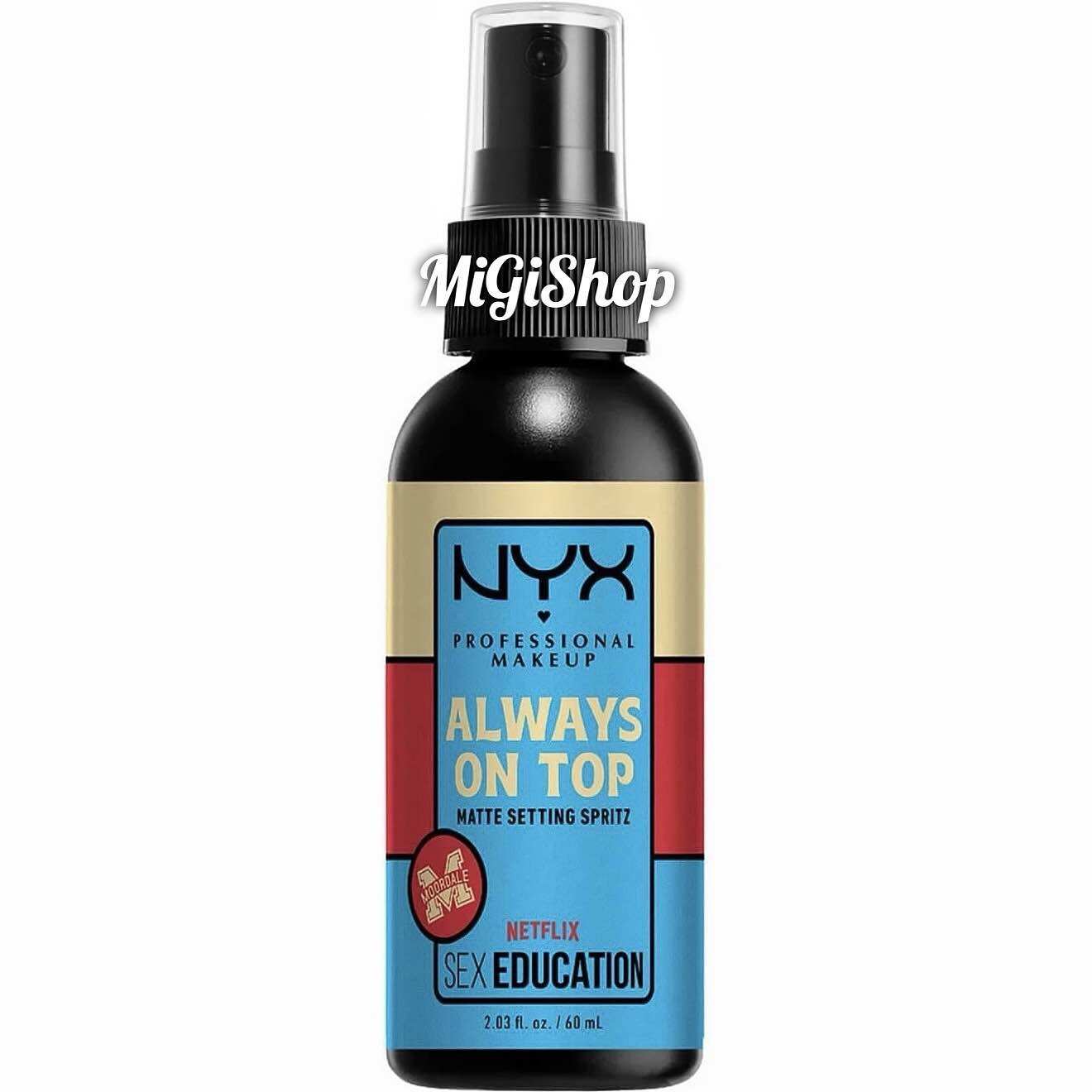 Xịt Khoá Makeup Nyx Always On Top Matte Setting Spritz 60ml