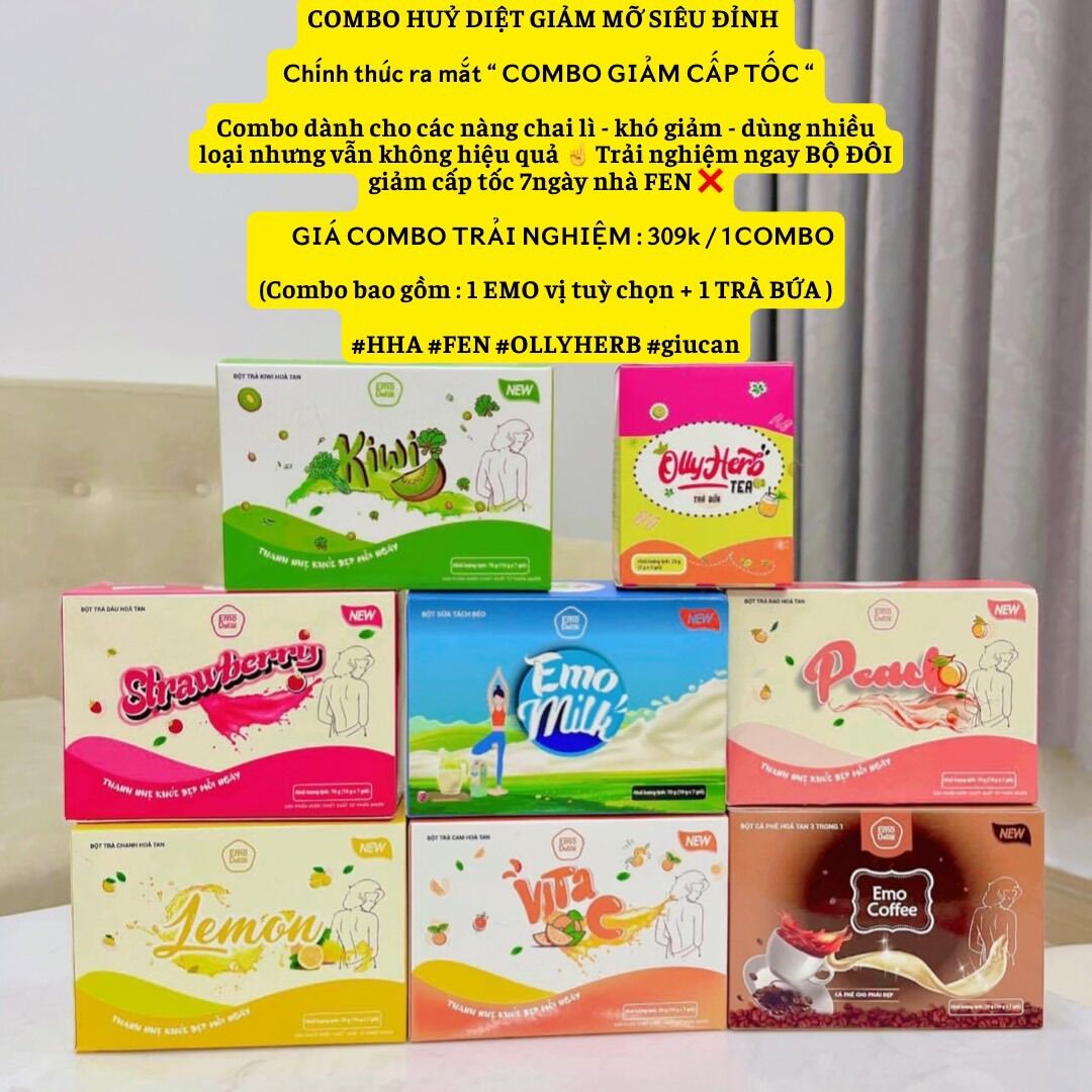 Gói dùng thử nước trái cây giảm cân emodetox