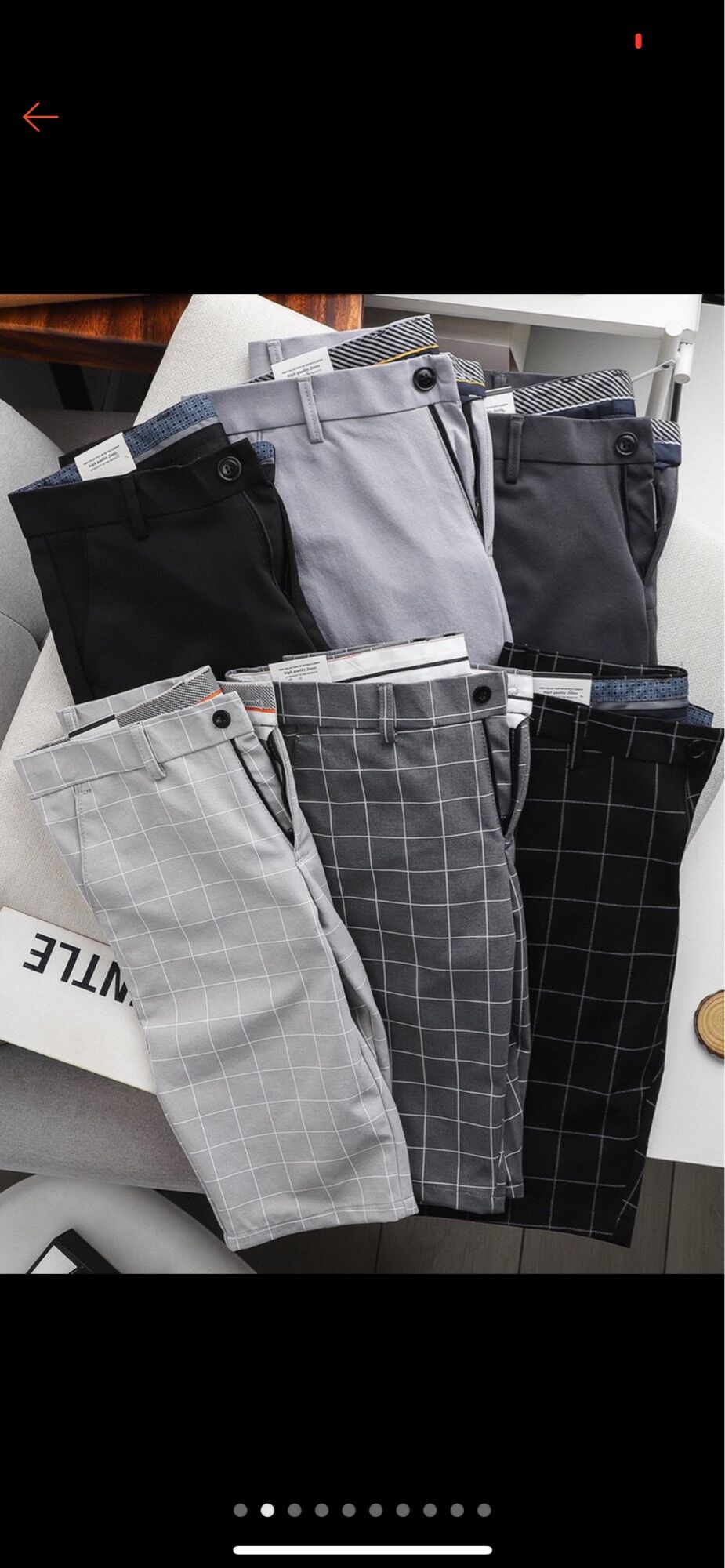 Quần sọt Tây âu nam họa tiết co giãn đẹp