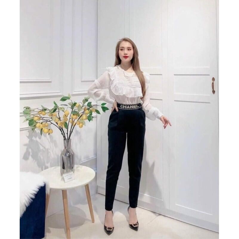 Quần baggy chất hàn loại 1 lưng chun mềm mịn Không Bai Không Xù ,tôn dáng ,che khuyết điểm