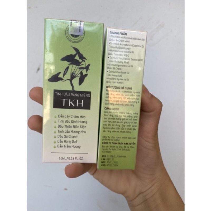 TINH DẦU RĂNG MIỆNG trần kim huyền ngăn ngừa sâu răng