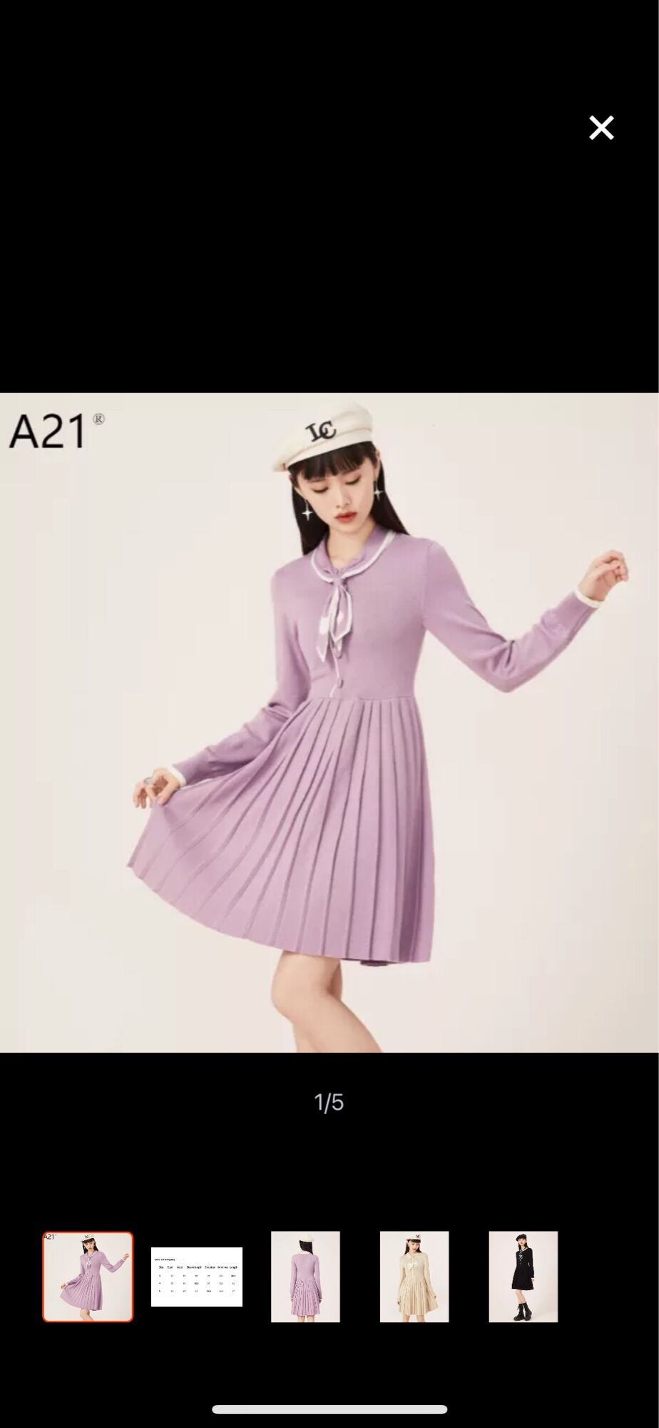 Đầm len siu cấp A21 sếp ly nơ
