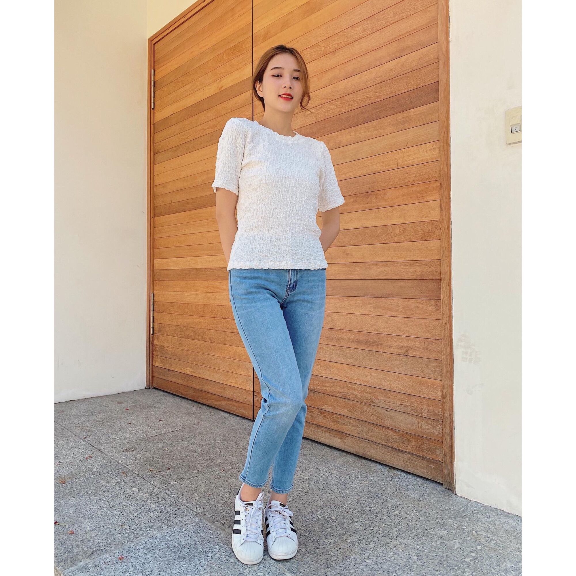 Quần jeans baggy nữ lưng cao lucetfashion