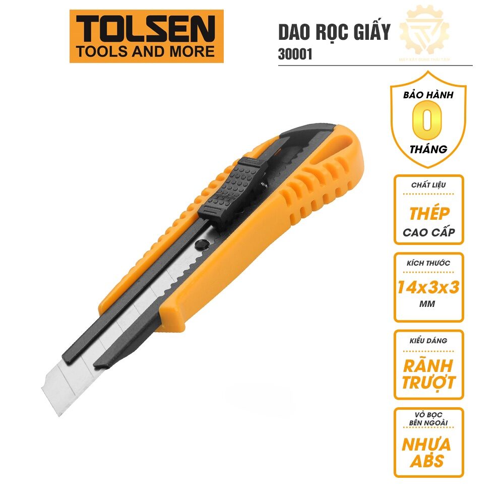 Dao rọc giấy tolsen đa năng 30001