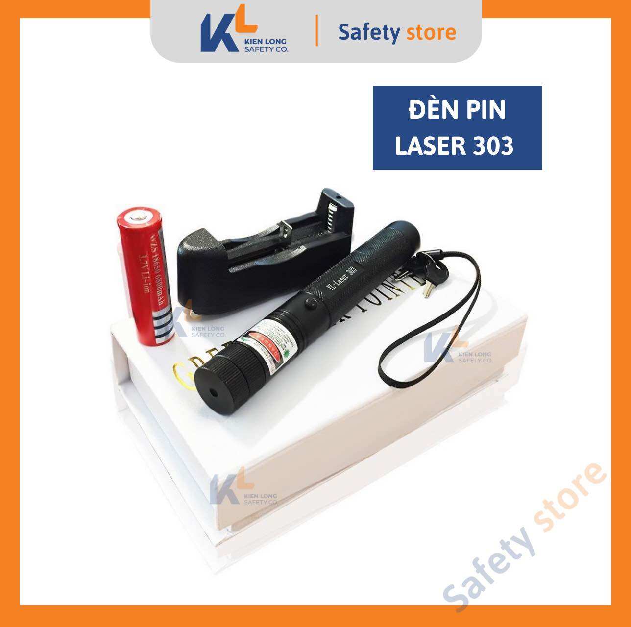 Đèn laze - đèn pin laser 303 chiếu xa hàng kilomet