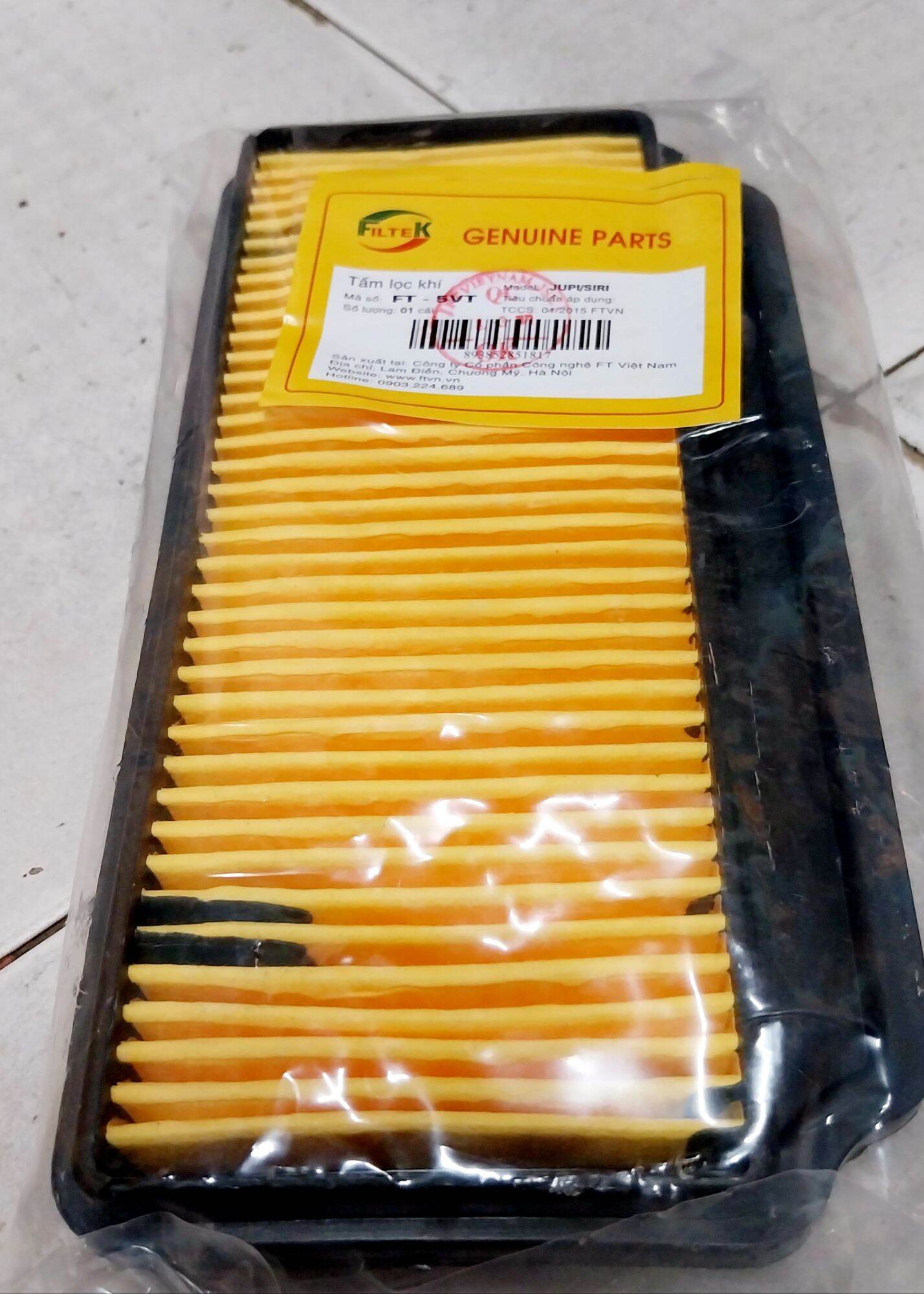 Tấm lọc gió Ya Sirius xăng cơ