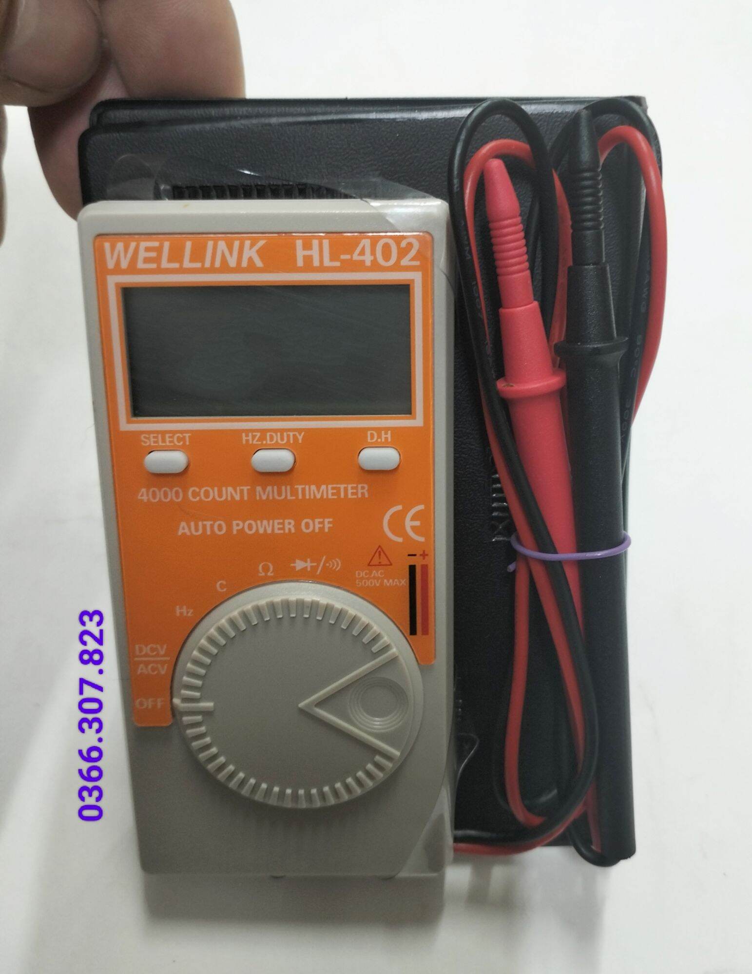 Đồng hồ vạn năng hiện số wellink hl-402, loại bỏ túi