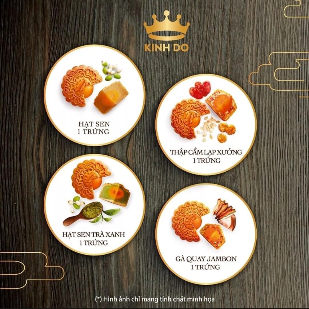 (Chính hãng Kinh Đô)Bánh trung thu Kinh Đô 1 trứng 150gr