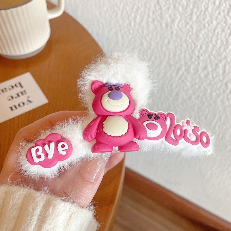 Kẹp tóc lông gấu dâu LOTSO