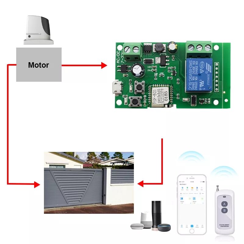 Công tắc thông minh 4 nút điều khiển 4 bóng đèn riêng biệt hỗ trợ WIFI RF ZIGBEE TUYA