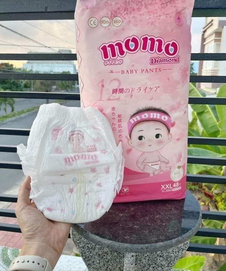 Bỉm Momo diamond tinh chất hoa anh đào