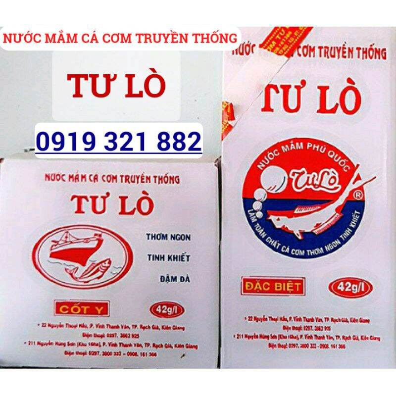 nước mắm Tư Lò 42 độ đạm 2 cặp (cặp 2 chai 650ml)