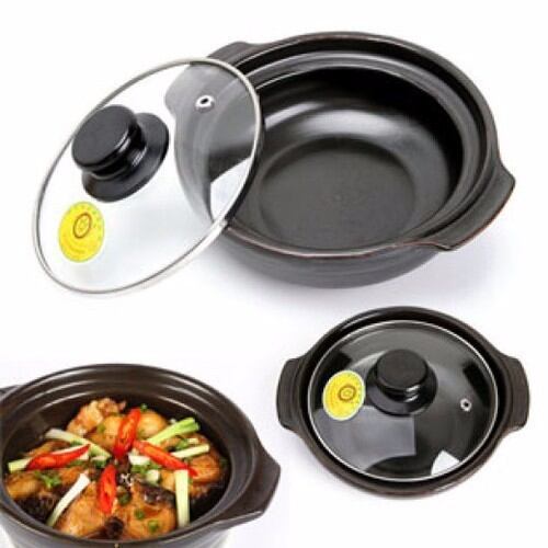 NỒI ĐẤT NẮP KÍNH 0.5L 1L 1.5L 2L 2.5 L