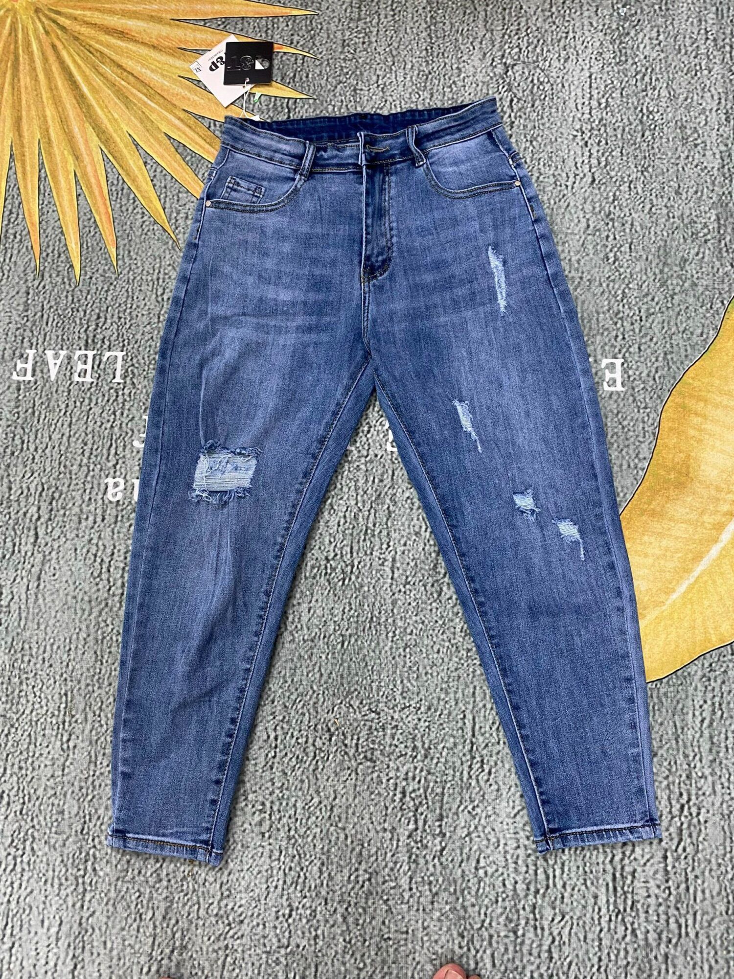Quần jean baggy bigsize 9 tấc co dãn