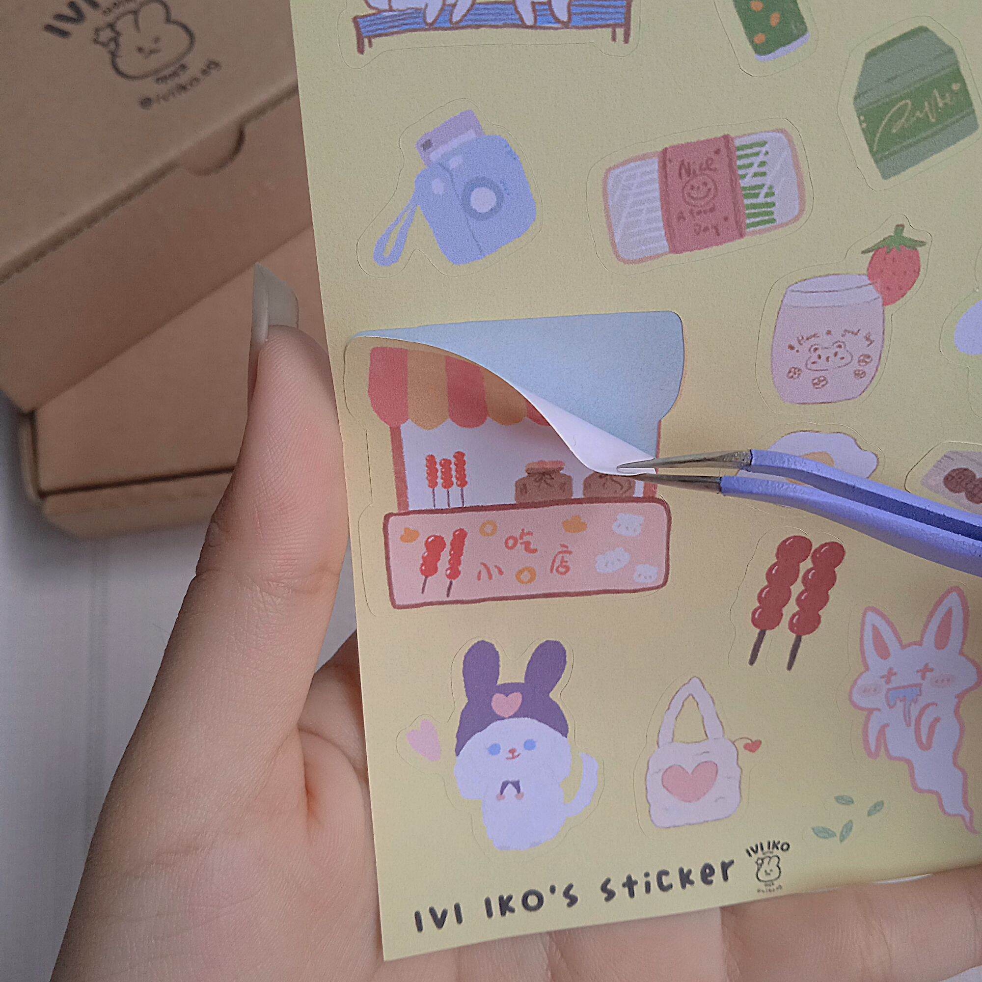 Sticker Happy Time (9x13cm) | IVI IKO