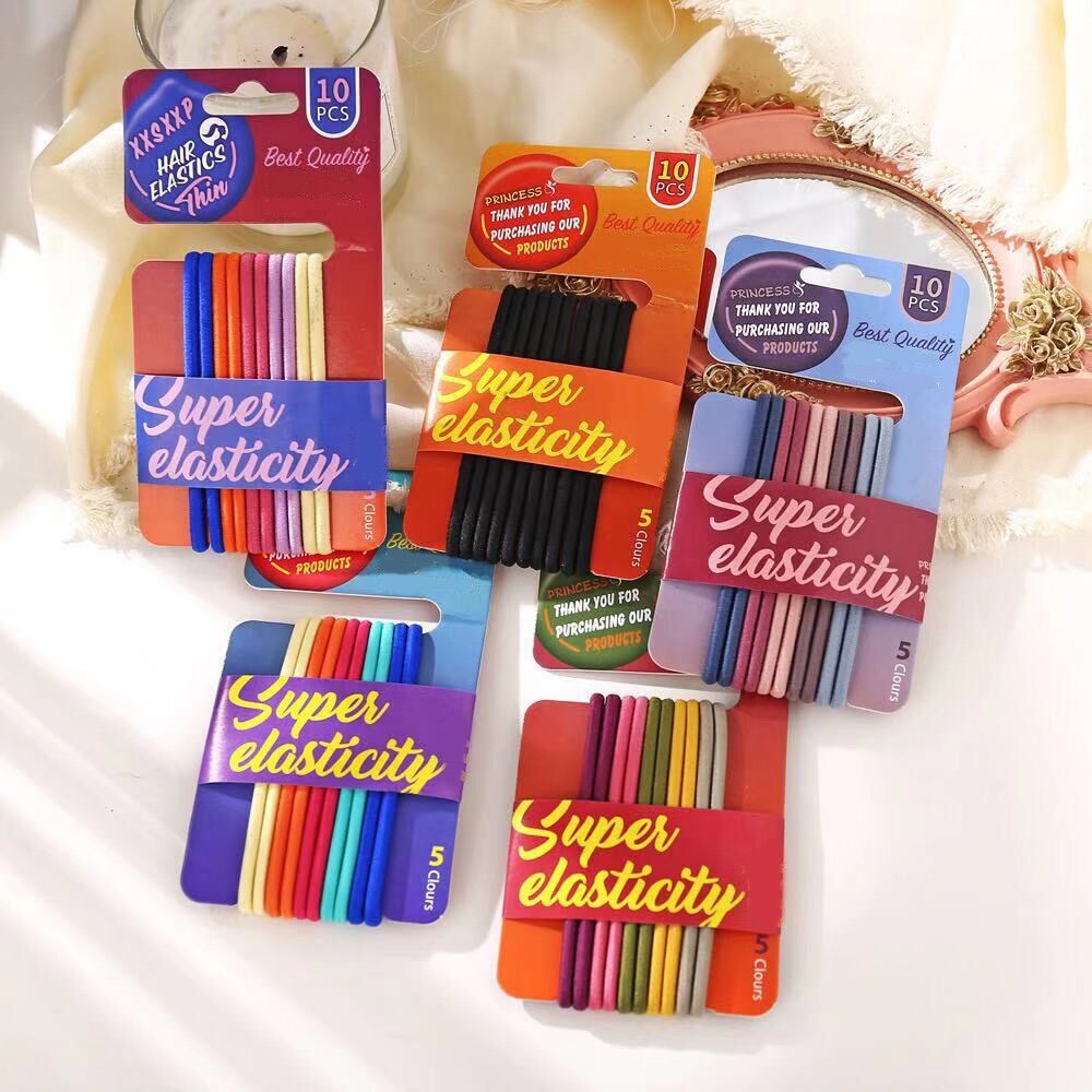 Set 10 dây thun màu sắc Super Elasticity