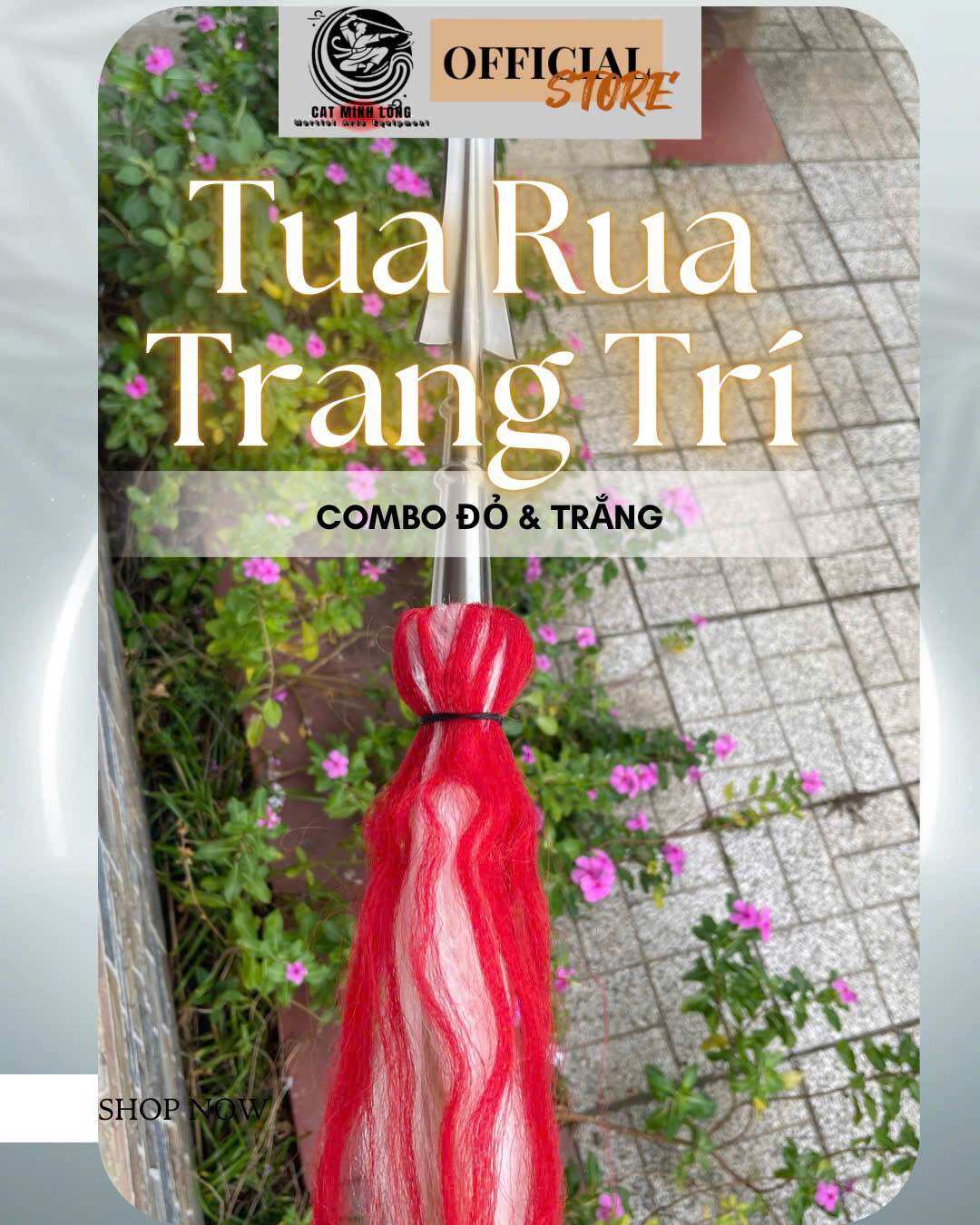 Tua rua trang trí thương - ( Đủ màu)