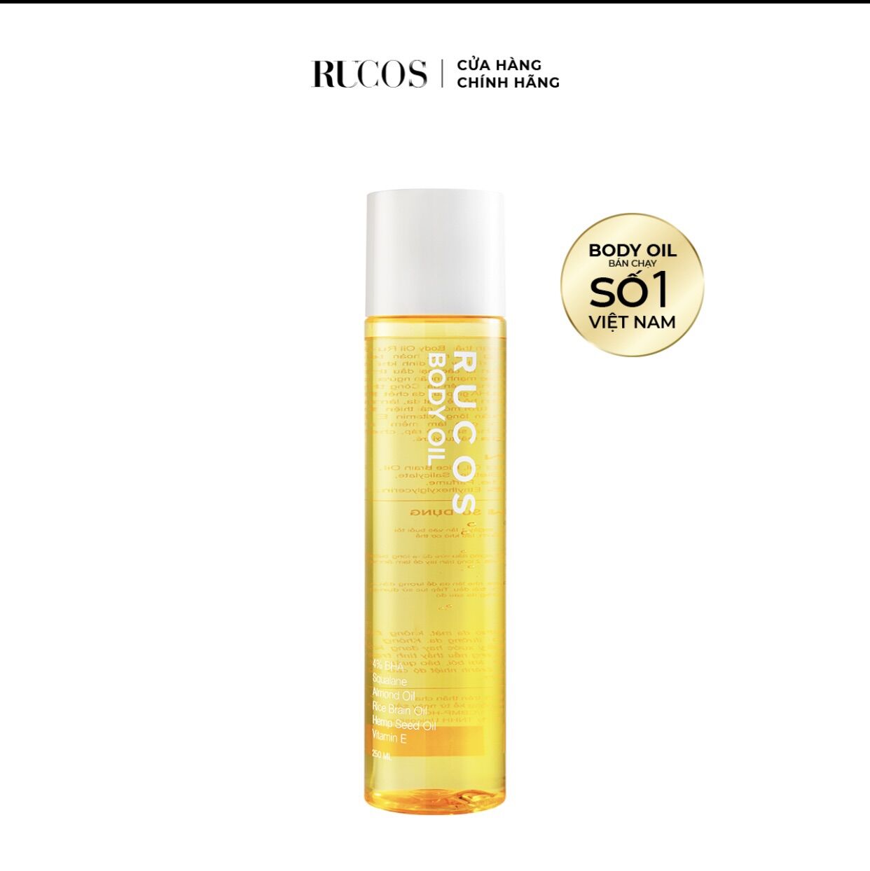 DẦU DƯỠNG DA BODY 4% BHA RUCOS