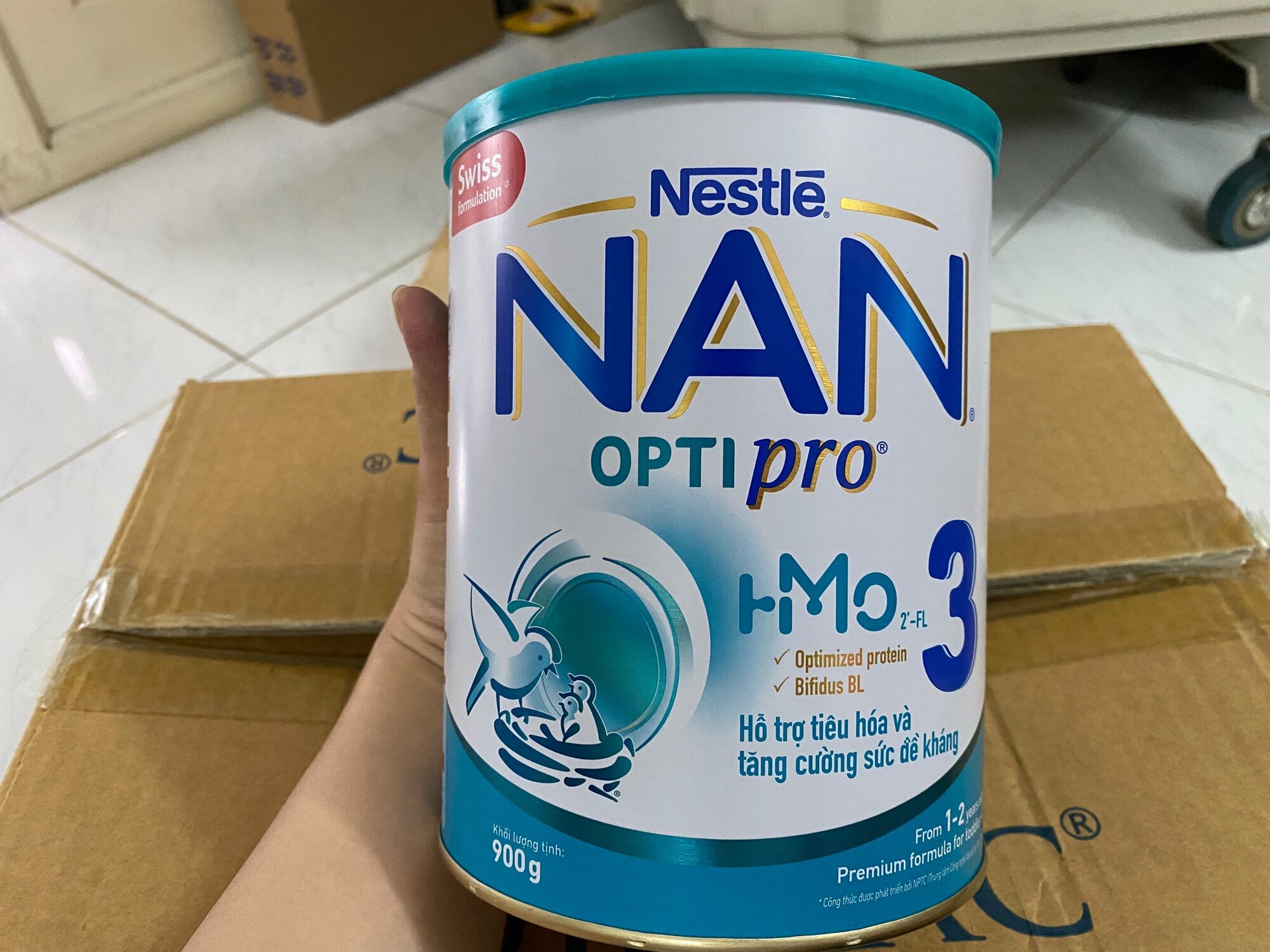 SỮA NAN OPTIPRO SỐ 3 LON 900g Daet 2023