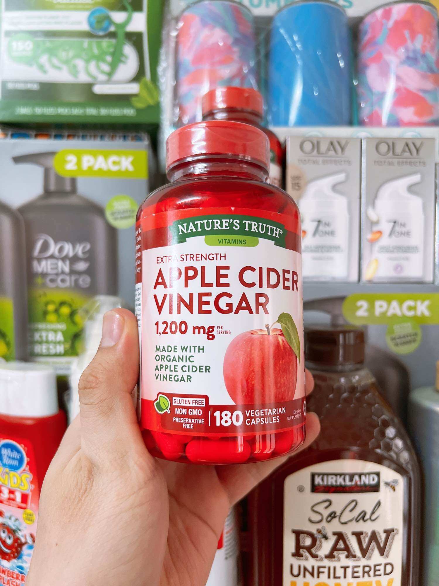 Viên uống giấm táo Apple Cider Vinegar của Mỹ.