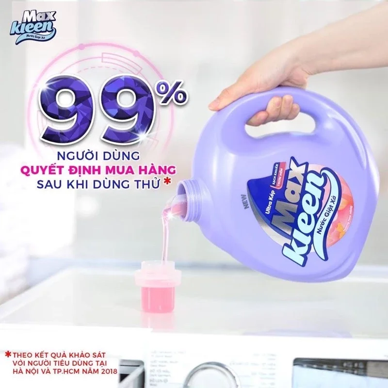 Nước giặt xả Maxkleen 3.8kg