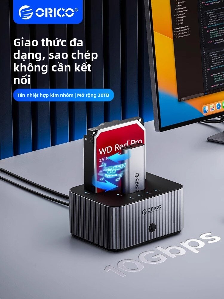 Orico | Offline Copy External Hard Drive Dock Giá 2,482,000 Đồng*Miễn phí vận chuyển