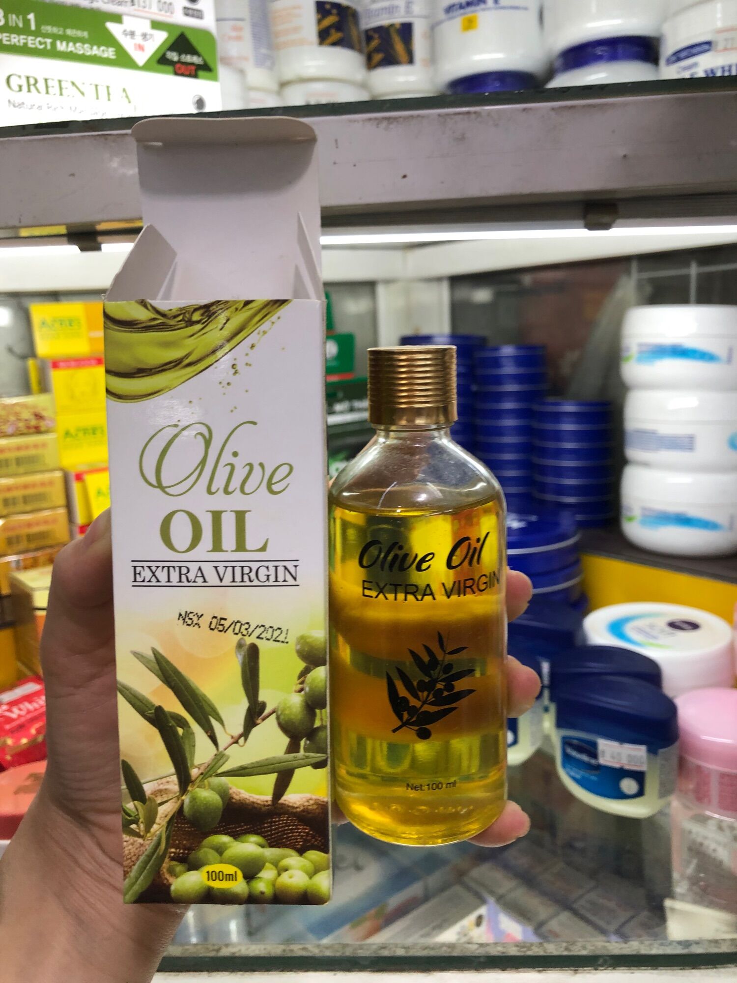 Tinh dầu olive oil dưỡng , chống lão hóa da Hải đăng 100ml