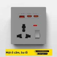 jabra | Ổ Cắm Điện Âm Tường Tích Hợp Sạc Nhanh Type-C & USB