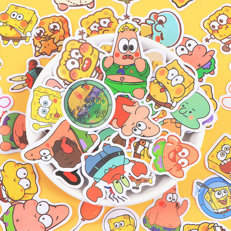 Set 100 miếng sticker hình dán chống nước