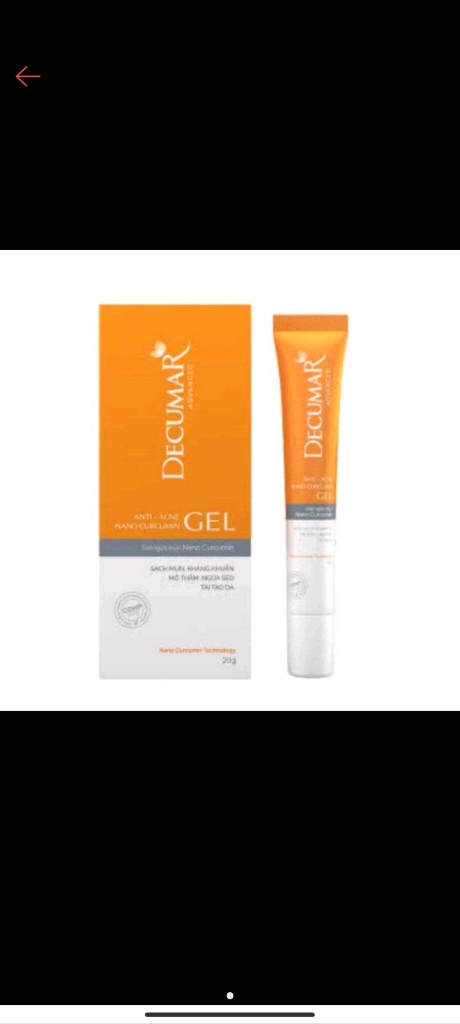DECUMAR GEL NGỪA MỤN TUÝP 20G