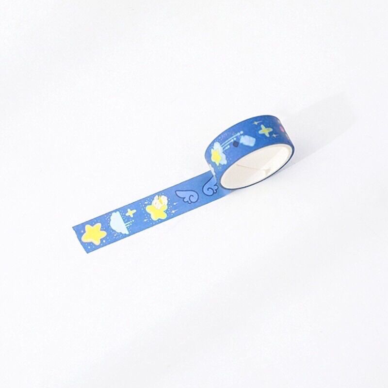 Cuộn băng dính washi tape trang trí sổ