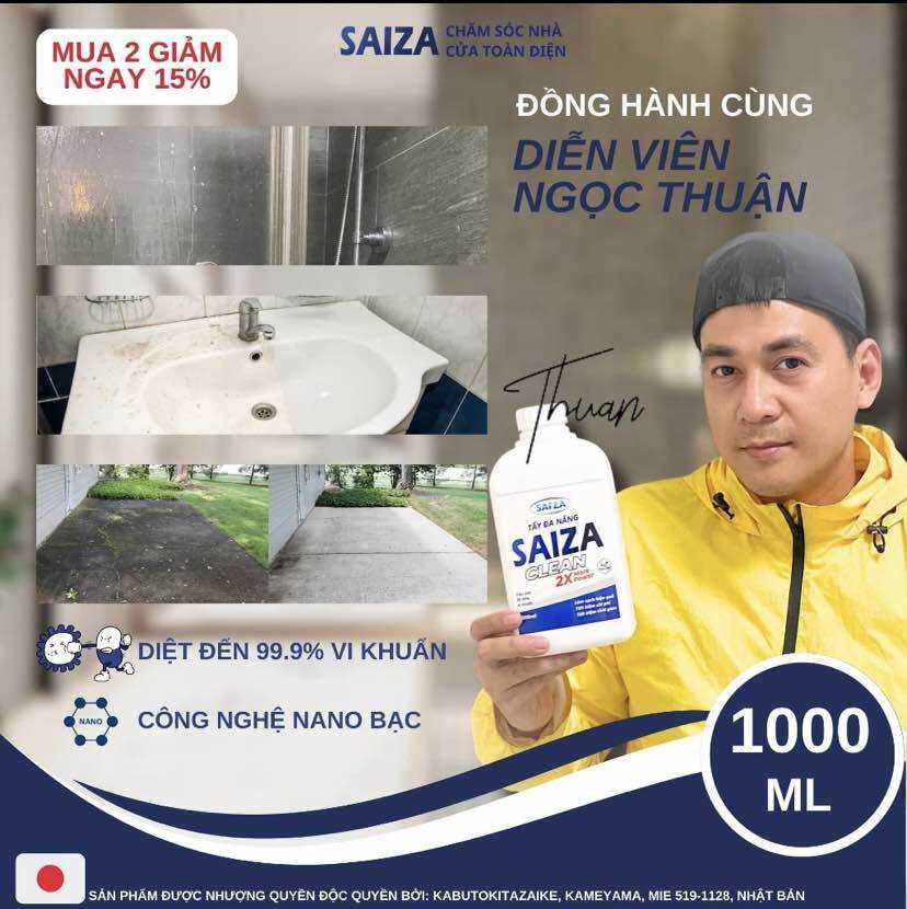 DUNG DỊCH TẨY RỬA ĐA NĂNG SAIZA 1000ML