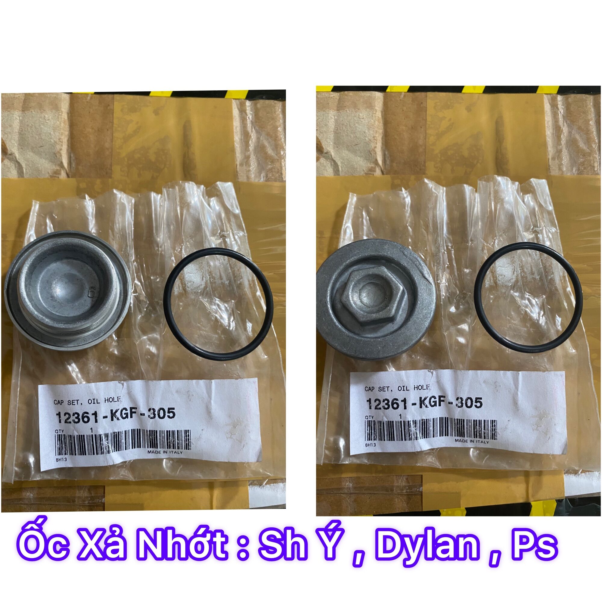 Ốc xả nhớt sh ý , dylan , ps