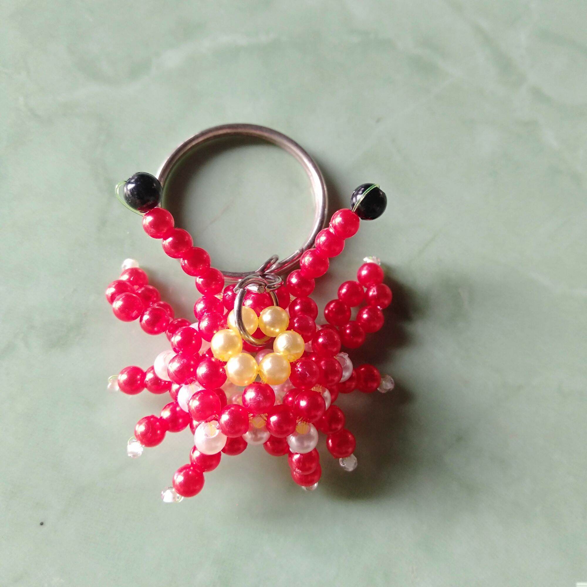 móc khóa hạt cườm hình con cua LoiPhat.