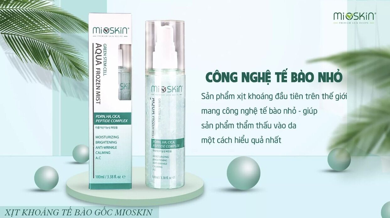 Xịt khoáng căng bóng da Mioskin Hàn Quốc 100ml