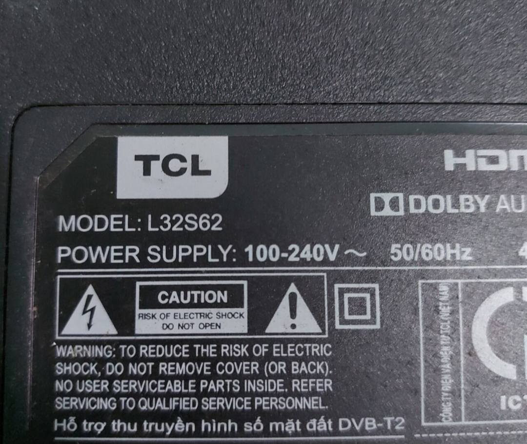 bo mạch TCL 32S62 , L32S62T , 32S62T