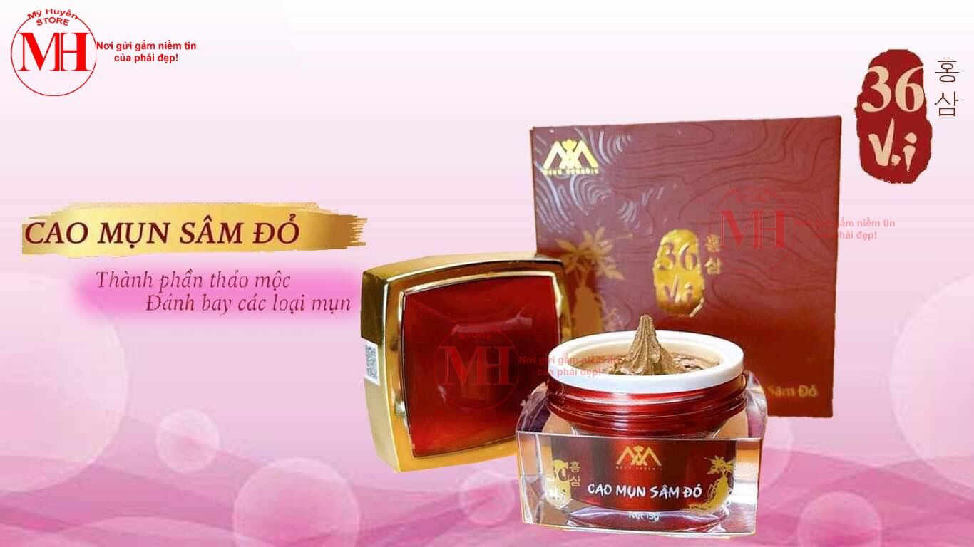Cao Mụn Sâm Đỏ 36 vị ( chính hãng)