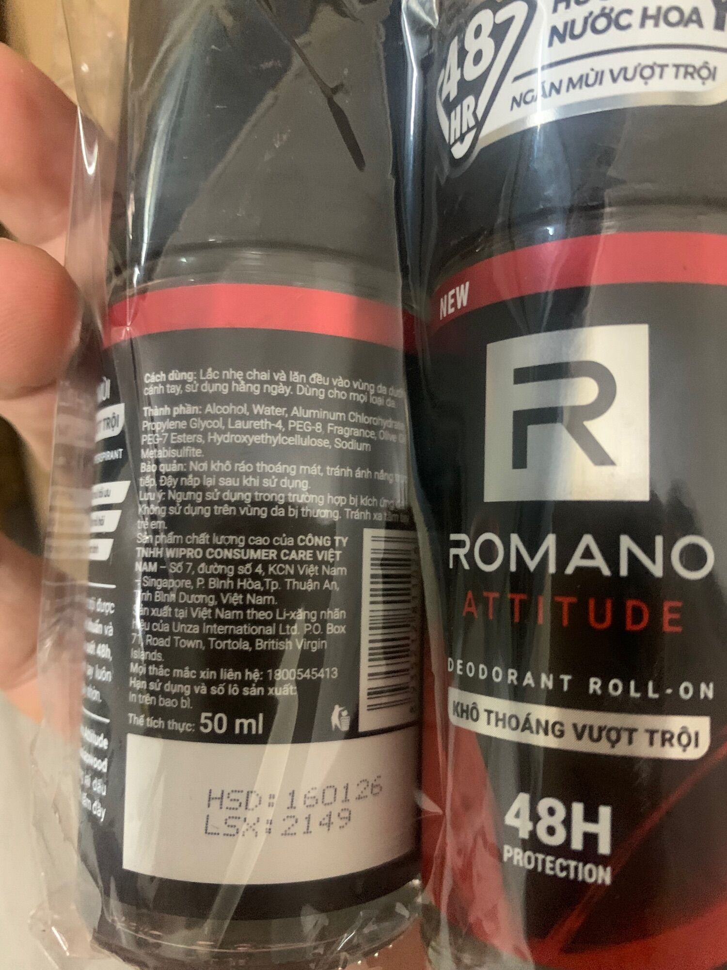 Lăn ROMANO 50ml (CLASSIC hoặc ATTITUDE / FORCE)