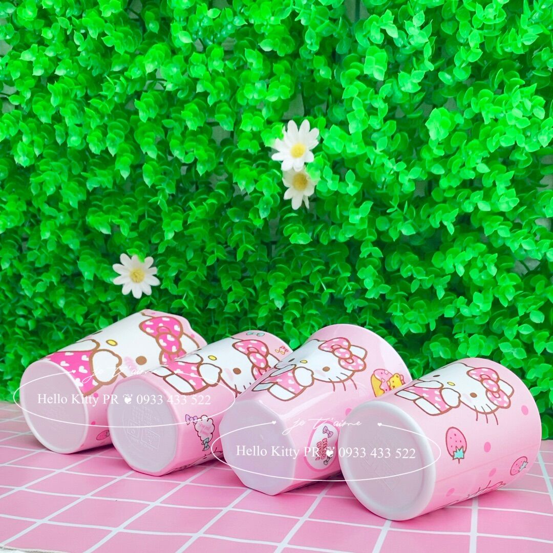 Ly cốc dung tích 200ml, 300ml, 480ml, 550ml Hello Kitty