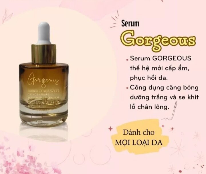 [CHÍNH HÃNG] SERUM B5 Dưỡng Da Chuyên Sâu MÚI XÙ THE GORGEOUS Làm Trắng Sáng Da, Giảm Nám, Thâm Mụn, Tàn Nhan Hiệu Quả - Chai 50ml