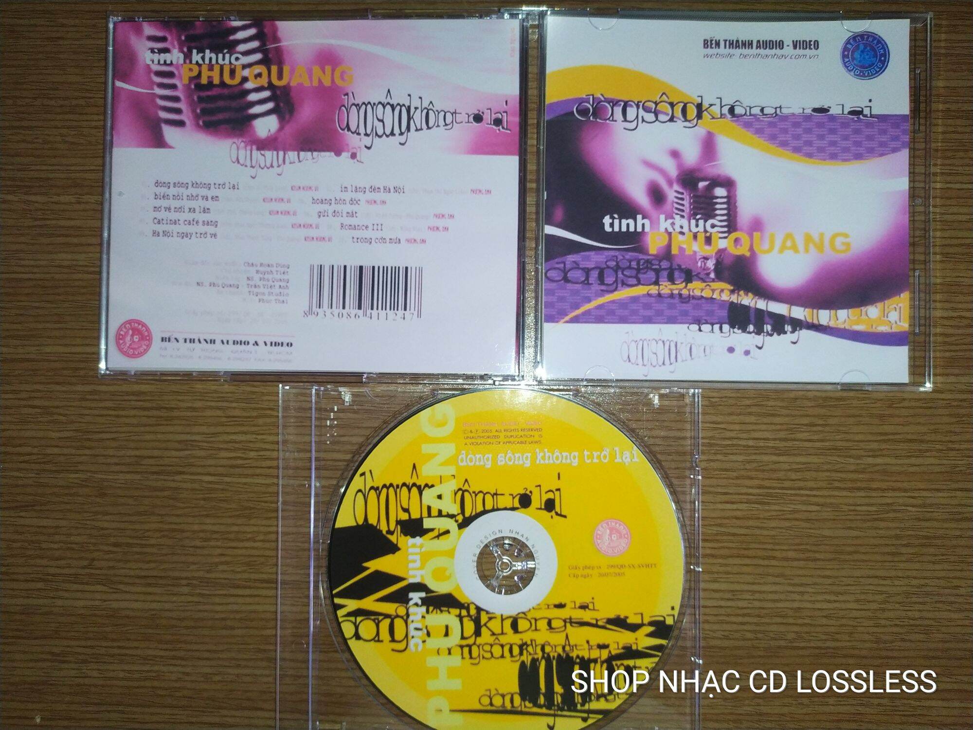 Bộ 7CD Nhạc phẩm Phú Quang