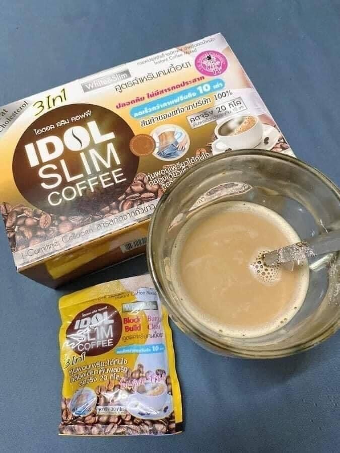 Cafe giảm cân thái lan, cà phê idol slim 3in1 giảm mạnh gấp đôi, giảm cân thái lan