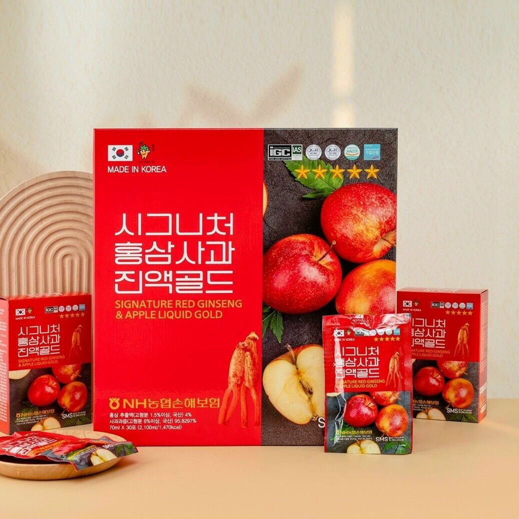 Nước hồng sâm táo đỏ biopharm Hàn Quốc