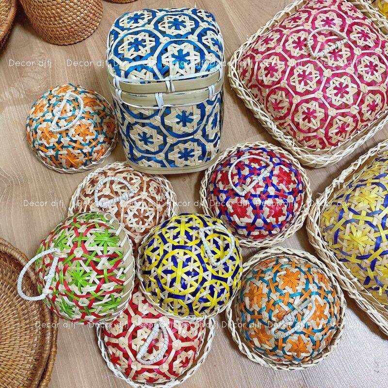 Mẹt lồng bàn tre mini