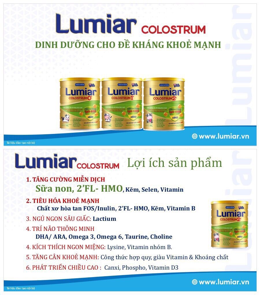 SỮA NON LUMIAR Colostrum 0+