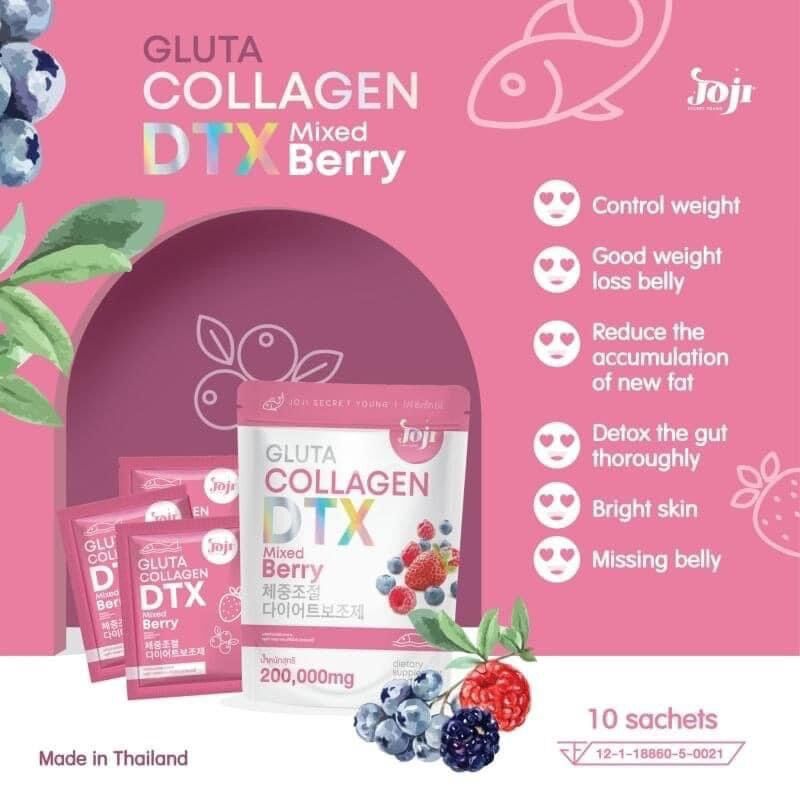 Bột trái cây DTX Collagen thái lan