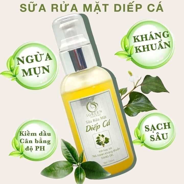 Sữa rửa mặt diếp cá