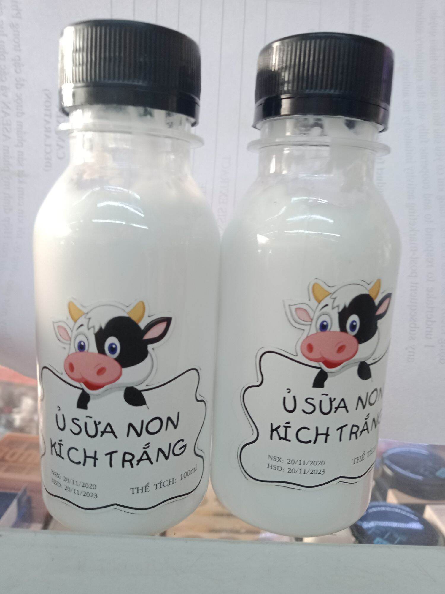 Ủ sữa non kích trắng con bò 100g