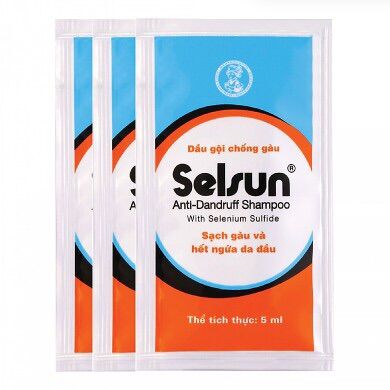 Combo 10 gói Dầu  Gội Chống Gàu Selsun 1% 5Ml
